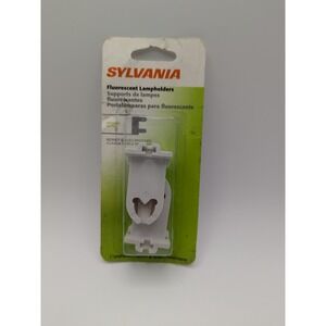 Sylvania Fluorescent Lampholders Medium Bi-Pin 2 Pack White FLH/MBP Socket New